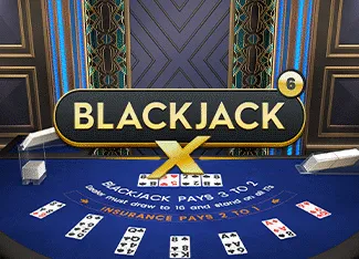 Blackjack X 6 - Azure - SNIPLAY88